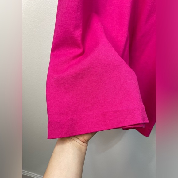 Lauren Ralph Elegant Barbie Pink Sleeveless MidiDress Events Summer Wedding Sz14 - Picture 5 of 11